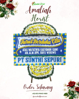 Papan Bunga Duka di Sardonoharjo